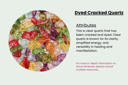 DIY Dyed Cracked Quartz Tree Kit - Deluxe Stones